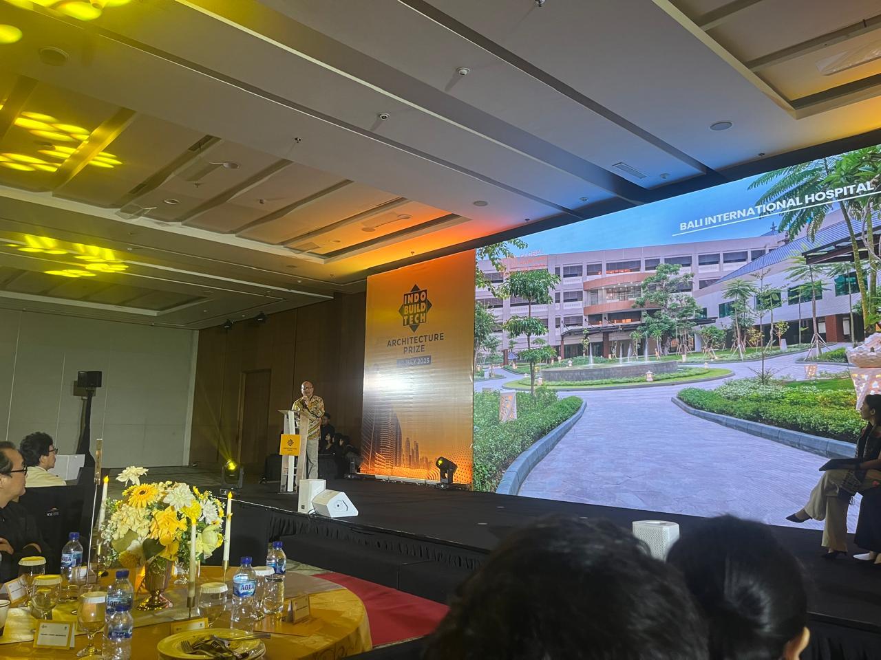 Mr. Adi shared his impressions on the podium.