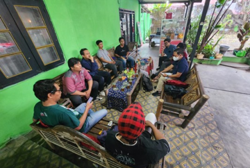 Foto 2. Diskusi Tim Pengabdian kepada Masyarakat – KBK Teknologi Bangunan FT UGM dengan Pokdarwis Sekar Niti Gedongkiwo Sumber: Tim PKM KBK Teknologi Bangunan